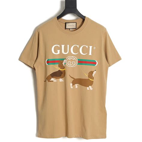 gucci dachshund t shirt|Gucci pets for boys.